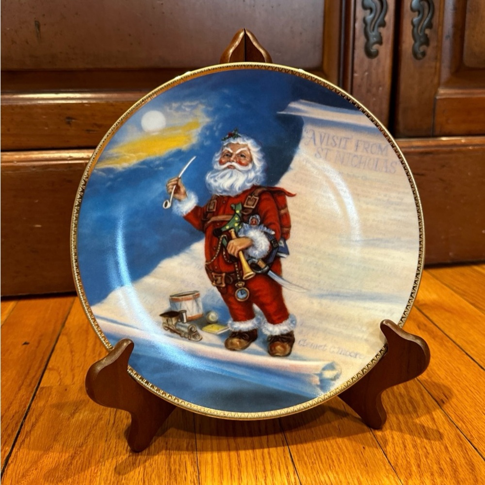 Duncan Royale The Nast Santa Claus Plate Limited Edition